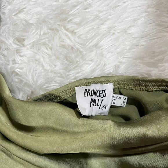 Princess-polly Women's Green Crop-top - Picture 2 of 3